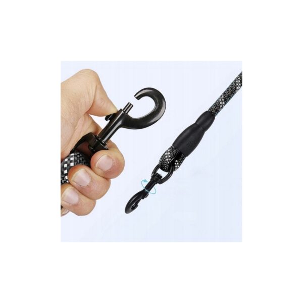 Smycz Treningowa Purlov dla Psa 5m odblaskowa - obrazek 3